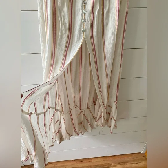 Elan International Strapless Stripe Maxi Cover-Up Dress - Picture 6 of 13